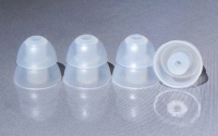 2 Pair, Contour Tip - Earphones Plus brand replacement ear cushions made to fit Klipsch, Shure, Etymotic and other models requiring a 2mm attachment diameter. Clear, Large 2 Pair, Contour Tip - Earphones Plus brand replacement ear cushions made to fit Klipsch, Shure, Etymotic and other models requiring a 2mm attachment diameter. Clear, Large