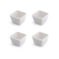 Mikasa Italian Countryside 5-Inch Square Bowl, Set of 4 Mikasa Italian Countryside 5-Inch Square Bowl, Set of 4