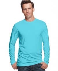 Take your t-shirt style down a notch with this long-sleeved shirt from Tommy Bahama. Take your t-shirt style down a notch with this long-sleeved shirt from Tommy Bahama.