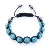 Shamballa Crystal Unisex Bracelet, Fabulous Bling!--Perfect Gift for Everyone! Choose Favorite Colors Bracelet, Gift Box Included