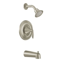 Moen T2133BN Eva Posi-Temp Tub and Shower Trim Kit without Valve, Brushed Nickel Moen T2133BN Eva Posi-Temp Tub and Shower Trim Kit without Valve, Brushed Nickel