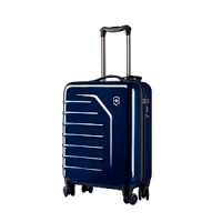 The 22 ultra-lightweight Victorinox Spectra™ carry-on travel case boasts a crush-proof shell and an adjustable handle that accommodates travelers of different heights. The eight-wheel double caster system makes for a smooth ride, while the exterior raised ridges increase strength. Interior zippered mesh divider wall. The 22 ultra-lightweight Victorinox Spectra™ carry-on travel case boasts a crush-proof shell and an adjustable handle that accommodates travelers of different heights. The eight-wheel double caster system makes for a smooth ride, while the exterior raised ridges increase strength. Interior zippered mesh divider wall.
