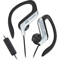 JVC HAEBR80S Sports Clip High Quality Headphones (Silver) JVC HAEBR80S Sports Clip High Quality Headphones (Silver)