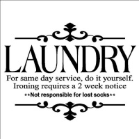 Laundry for same day service do it yourself 20 x 27 vinyl lettering wall sayings home décor sticker quote decal words Laundry for same day service do it yourself 20 x 27 vinyl lettering wall sayings home décor sticker quote decal words