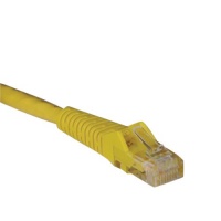 Tripp Lite N201-010-YW Cat6 Gigabit Yellow Snagless Molded Patch Cable RJ45M/M - 10 feet Tripp Lite N201-010-YW Cat6 Gigabit Yellow Snagless Molded Patch Cable RJ45M/M - 10 feet