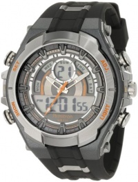 Armitron Men's 204589ORGY Analog-Digital Multi-Function Gray and Black Sport Watch Armitron Men's 204589ORGY Analog-Digital Multi-Function Gray and Black Sport Watch