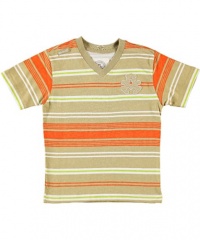 Akademiks Terrence T-Shirt (Sizes 4 - 7) - khaki, 6 Akademiks Terrence T-Shirt (Sizes 4 - 7) - khaki, 6