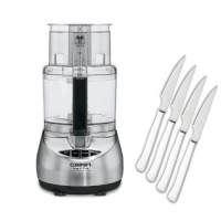 Cuisinart DLC-2009CHB Prep Plus Food Processor + Cuisinart 4 Piece Advantage Stainless Steel Steak Knife Set Cuisinart DLC-2009CHB Prep Plus Food Processor + Cuisinart 4 Piece Advantage Stainless Steel Steak Knife Set
