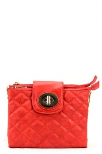 Designer Handbags - WOVEN CLUTCH WITH LOCKET - By Fashion Destination | (Coral) Free Shipping Designer Handbags - WOVEN CLUTCH WITH LOCKET - By Fashion Destination | (Coral) Free Shipping