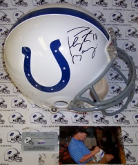 Peyton Manning Autographed Helmet - Proline Steiner Holo - Autographed NFL Helmets Peyton Manning Autographed Helmet - Proline Steiner Holo - Autographed NFL Helmets