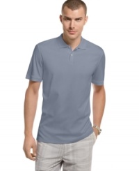 The soft, silky feel of this polo shirt from Calvin Klein adds a luxurious detail to the classic shirt. (Clearance) The soft, silky feel of this polo shirt from Calvin Klein adds a luxurious detail to the classic shirt. (Clearance)