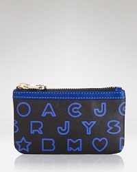 Electrify your essentials with this logo-splashed pouch from MARC BY MARC JACOBS. Punchy yet petite, it's a covet-worthy upgrade to your accessories collection. Electrify your essentials with this logo-splashed pouch from MARC BY MARC JACOBS. Punchy yet petite, it's a covet-worthy upgrade to your accessories collection.