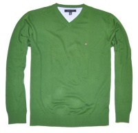 Tommy Hilfiger Men Logo V-neck Sweater Pullover Tommy Hilfiger Men Logo V-neck Sweater Pullover
