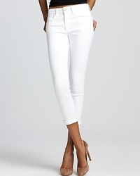 Joe's Jeans delivers the perfect cropped and skinny silhouette in a crisp, clean wash. Joe's Jeans delivers the perfect cropped and skinny silhouette in a crisp, clean wash.