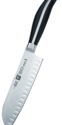 Zwilling J.A. Henckels Twin Cuisine 7-Inch Hollow-Edge Santoku