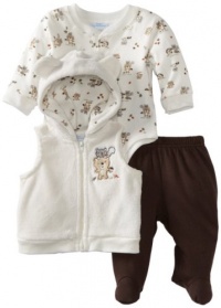 Kids Headquarters Baby-Boys Newborn Stucco Jacket With Pants And Bodysuit, White, 6-9 Months Kids Headquarters Baby-Boys Newborn Stucco Jacket With Pants And Bodysuit, White, 6-9 Months