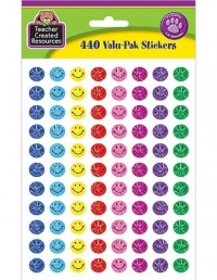 Teacher Created Resources Mini Happy Face Sparkle Stickers Valu-Pak, Multi Color (6631) Teacher Created Resources Mini Happy Face Sparkle Stickers Valu-Pak, Multi Color (6631)