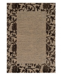 With a solid ground surrounded by silhouettes of elegant bordered damask florals, this Momeni rug is at once delicate and dramatic. Power-loomed from soft and durable polypropylene (perfect for those high-traffic areas in your home), this rug has a beautiful drop-stitch finish that adds exceptional depth and texture to the surface. With a solid ground surrounded by silhouettes of elegant bordered damask florals, this Momeni rug is at once delicate and dramatic. Power-loomed from soft and durable polypropylene (perfect for those high-traffic areas in your home), this rug has a beautiful drop-stitch finish that adds exceptional depth and texture to the surface.