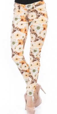 Charming Girl Women's Junior Sexy Denim Jeans Floral Print Skinny Pants -CG1150J-867J Charming Girl Women's Junior Sexy Denim Jeans Floral Print Skinny Pants -CG1150J-867J