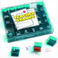 Jumbo Teacher Stamps Set; 30 Per Set; no. LER0678 Jumbo Teacher Stamps Set; 30 Per Set; no. LER0678