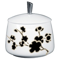 From Raynaud in Limoges porcelain, a modern, Asian-influenced pattern in black, white, and yellow with platinum bordering. Mix in yellow saucers and buffet plates to make the pattern pop. From Raynaud in Limoges porcelain, a modern, Asian-influenced pattern in black, white, and yellow with platinum bordering. Mix in yellow saucers and buffet plates to make the pattern pop.