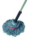 Rubbermaid FG6A8800 Self-Wringing Ratchet Twist Mop, Blended Yarn Head, 54 Length