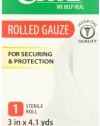 Curad Rolled Gauze, 3 Inches X 4.1 Yards (Pack of 4)