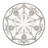 Marchesa by Lenox Empire Pearl 9 Accent Plate Marchesa by Lenox Empire Pearl 9 Accent Plate