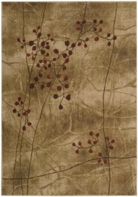 Nourison Zanibar Floral Vine Latte 5.6-Feet by 7.5-Feet Polyacrylic Area Rug Nourison Zanibar Floral Vine Latte 5.6-Feet by 7.5-Feet Polyacrylic Area Rug