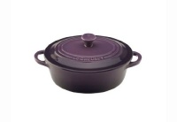 Le Creuset Stoneware 12-Ounce Mini Oval Cocotte, Cassis Le Creuset Stoneware 12-Ounce Mini Oval Cocotte, Cassis