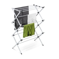 Honey-Can-Do Folding 42-Inch Clothes Drying Rack, Silver/White Honey-Can-Do Folding 42-Inch Clothes Drying Rack, Silver/White