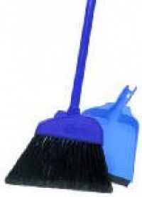 Quickie® Original® All-2-Gether® Dust Pan and Angle Broom Quickie® Original® All-2-Gether® Dust Pan and Angle Broom