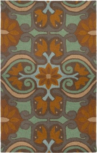 Rizzy Home CT2244 Country 3-Feet by 5-Feet Area Rug, Brown Rizzy Home CT2244 Country 3-Feet by 5-Feet Area Rug, Brown