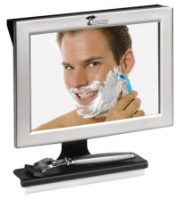 Fogless Shower Mirror with Squeegee by ToiletTree Products. Guaranteed Not to Fog, Designed Not to Fall. Fogless Shower Mirror with Squeegee by ToiletTree Products. Guaranteed Not to Fog, Designed Not to Fall.