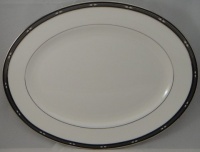 Lenox Diamond Solitaire Oval Platter 13 Lenox Diamond Solitaire Oval Platter 13