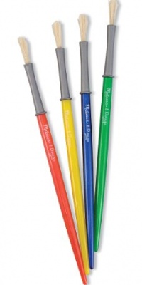 Melissa & Doug Fine Paint Brushes, Set of 4 Melissa & Doug Fine Paint Brushes, Set of 4