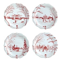 Perfect for holiday entertaining, this charming collection from Juliska features snow-capped trees, country homes and villagers enjoying the season in several wintry landscape scenes. Perfect for holiday entertaining, this charming collection from Juliska features snow-capped trees, country homes and villagers enjoying the season in several wintry landscape scenes.