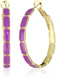 Kate Spade New York Park Guell Purple Hoops Earrings Kate Spade New York Park Guell Purple Hoops Earrings