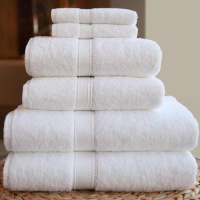 Luxury Hotel / Spa Collection - 6 piece White Terry Towel Set - Combo (Standard Size) - 100% Genuine Turkish Grown Cotton Luxury Hotel / Spa Collection - 6 piece White Terry Towel Set - Combo (Standard Size) - 100% Genuine Turkish Grown Cotton