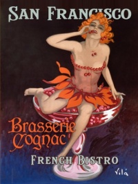 San Francisco Brasserie Cognac French Bistro 30x40 Limited-Edition Artistic Planked Wood Sign San Francisco Brasserie Cognac French Bistro 30x40 Limited-Edition Artistic Planked Wood Sign