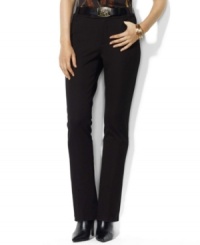 Rendered in smooth stretch cotton twill, these petite pants channel sophisticated elegance in a classic silhouette with a sleek straight leg. (Clearance) Rendered in smooth stretch cotton twill, these petite pants channel sophisticated elegance in a classic silhouette with a sleek straight leg. (Clearance)