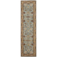 Safavieh Heritage Collection HG958A Handmade Blue and Gold Hand-Spun Wool Round Area Rug, 8-Feet Safavieh Heritage Collection HG958A Handmade Blue and Gold Hand-Spun Wool Round Area Rug, 8-Feet