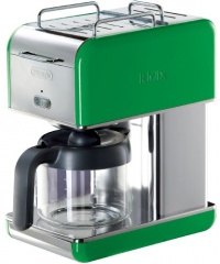 DeLonghi Kmix 10-Cup Drip Coffee Maker, Green DeLonghi Kmix 10-Cup Drip Coffee Maker, Green