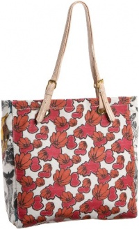 The SAK Sakroots Artist Circle 104955 Tote,Red Peace Print,One Size The SAK Sakroots Artist Circle 104955 Tote,Red Peace Print,One Size