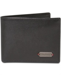 Keep your stuff in style with this leather wallet from Tommy Hilfiger. Keep your stuff in style with this leather wallet from Tommy Hilfiger.