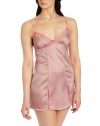 Betsey Johnson Women's Sultry Stretch Satin And Lace Slip, Babette Blush, Small