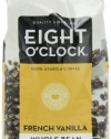 Eight O'Clock Coffee, French Vanilla Whole Bean, 11-Ounce Bags (Pack of 6)