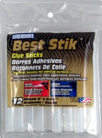 Surebonder BS-12 High Temperature Best Glue Sticks, 4-Inch Surebonder BS-12 High Temperature Best Glue Sticks, 4-Inch