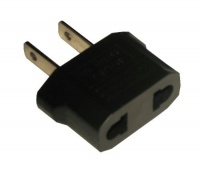 Generic Round Europe to USA Plug Adapter