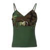 Womens Tank Top - Two-Toned W/Buckle, Woodland Camo by Rothco